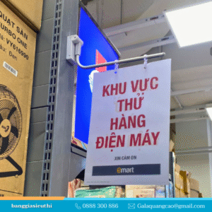 Tay treo nam châm thân nhôm, tay treo phân vùng