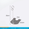 Kẹp inox số 8 bạc
