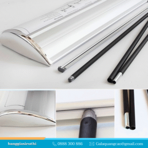 Standee cuốn nhựa hào hoa