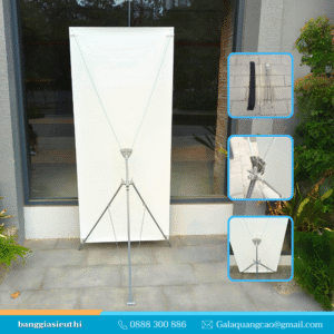 Standee X điều chỉnh kích thước