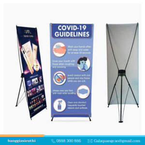 Standee X Hàn Quốc, giá chữ X