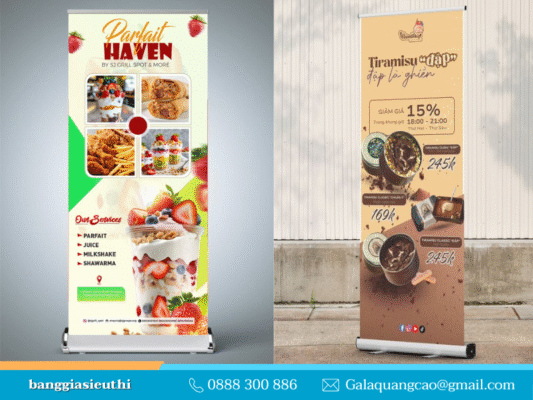 5 lý do quán nên dùng standee quán cà phê